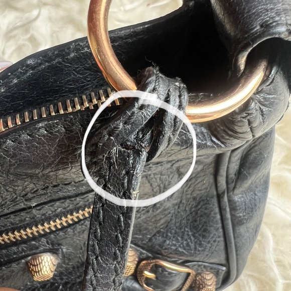 Balenciaga Motocross Classic City Pochette Bag - Picture 8 of 12